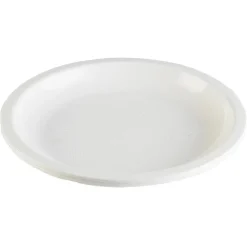 Lot de 6 assiettes en plastique blanc-Gifi
