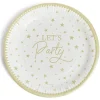 Lot de 8 assiettes Let's Party carton Ø23cm-Gifi Hot