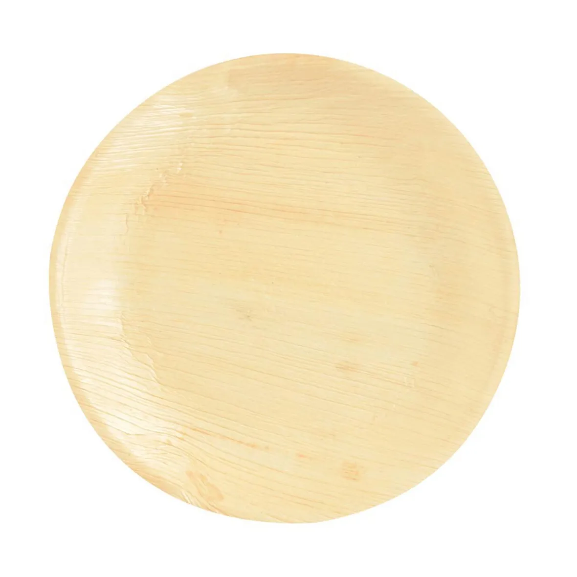 Lot de 6 assiettes rondes en feuille de palmier beige-Gifi Best