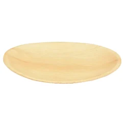 Lot de 6 assiettes rondes en feuille de palmier beige-Gifi Best