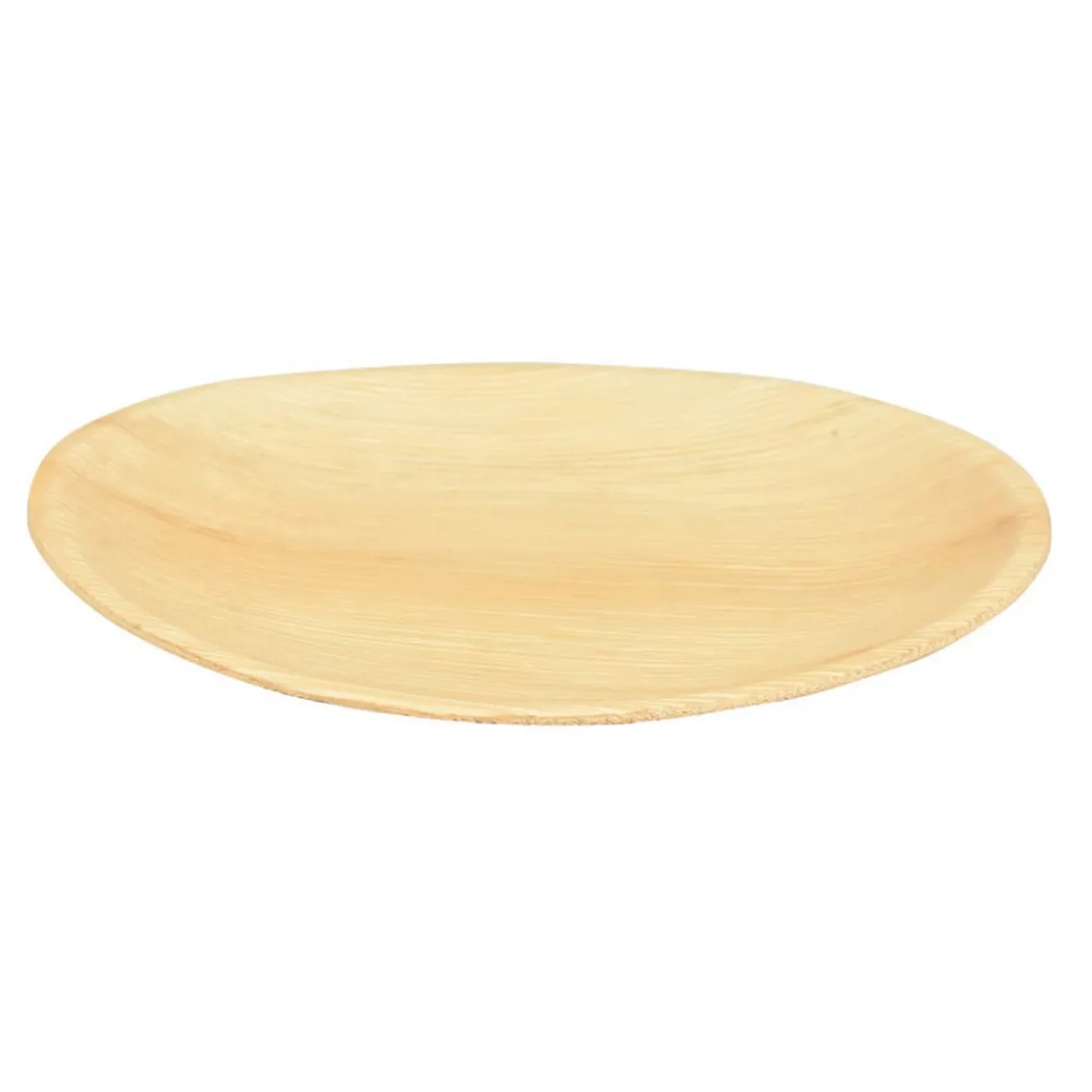 Lot de 6 assiettes rondes en feuille de palmier beige-Gifi Best