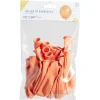 Lot de 20 ballons en latex couleur pêche-Gifi Online