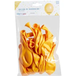 Lot de 20 ballons en latex jaune-Gifi New