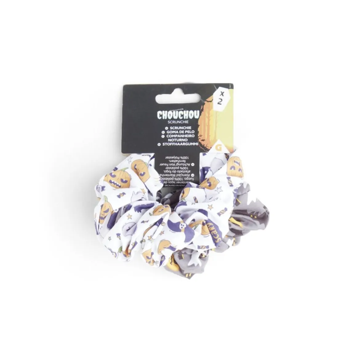 Lot de 2 chouchous scrunchie Halloween-Gifi Sale