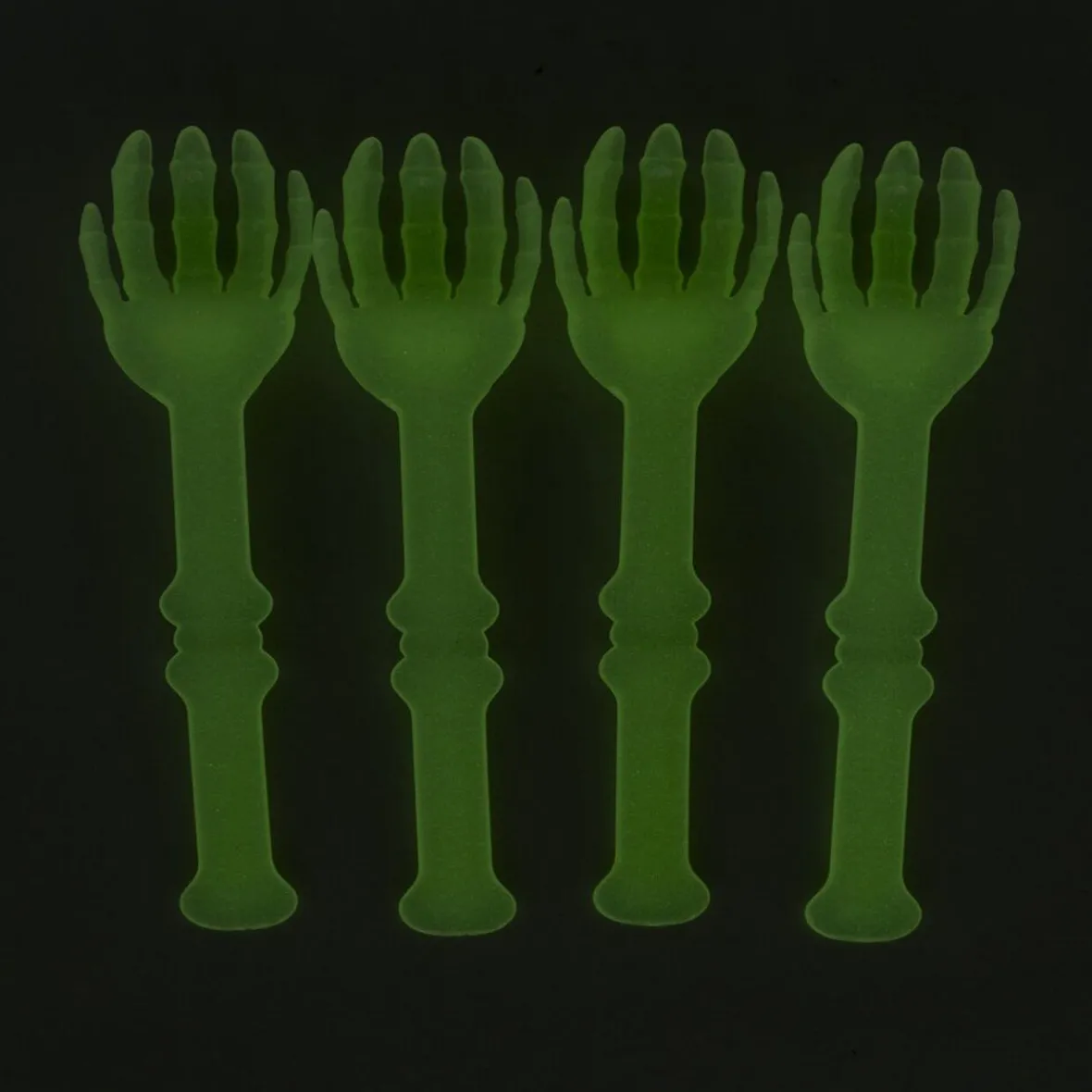 Lot de 12 couverts squelette phosphorescents Halloween-Gifi Outlet