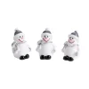 Lot de 3 décorations de table forme bonhomme de neige-Gifi Hot