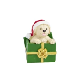 Lot de 3 figurines pour village animé de Noël thème chiots-Gifi Sale