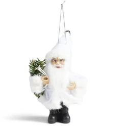 Lot de 2 figurines Père-Noël à suspendre-Gifi Online