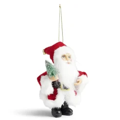 Lot de 2 figurines Père-Noël à suspendre-Gifi Online