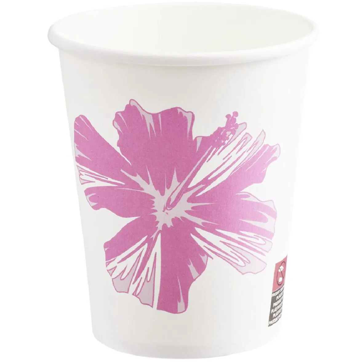 Lot de 10 gobelets en carton design fleur d'hibiscus-Gifi Best