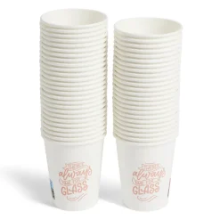 Lot de 50 gobelets jetables en carton-Gifi New