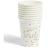 Lot de 8 gobelets Let's Party carton 24cl-Gifi Clearance
