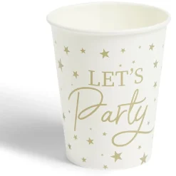 Lot de 8 gobelets Let's Party carton 24cl-Gifi Clearance