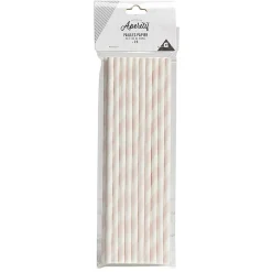 Lot de 20 pailles en papier-Gifi Sale