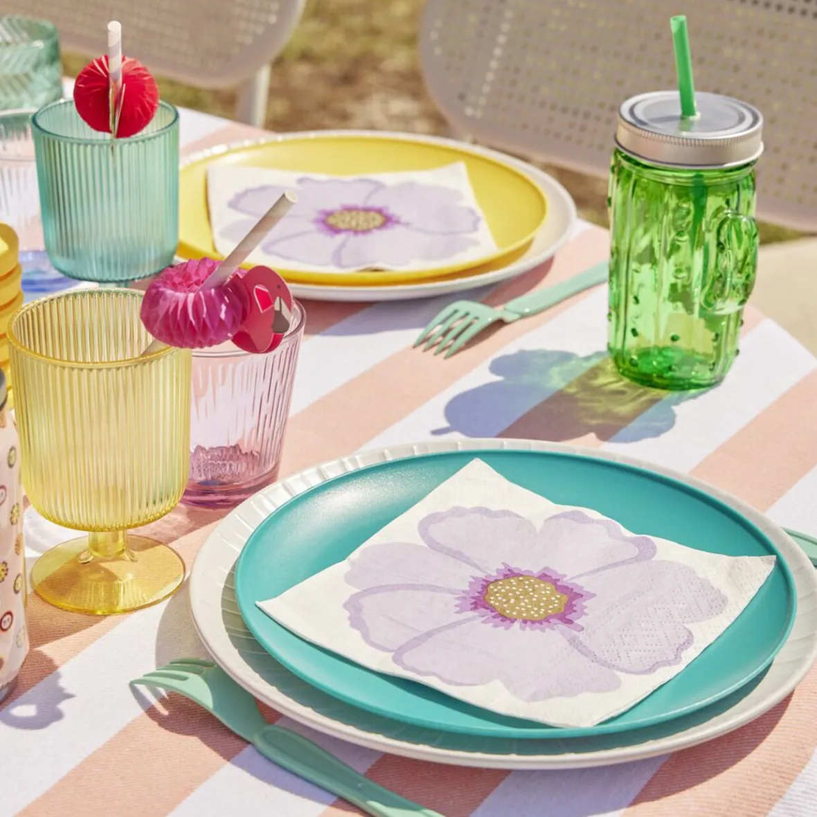 Lot de 12 pailles en papier design fruit-Gifi Best