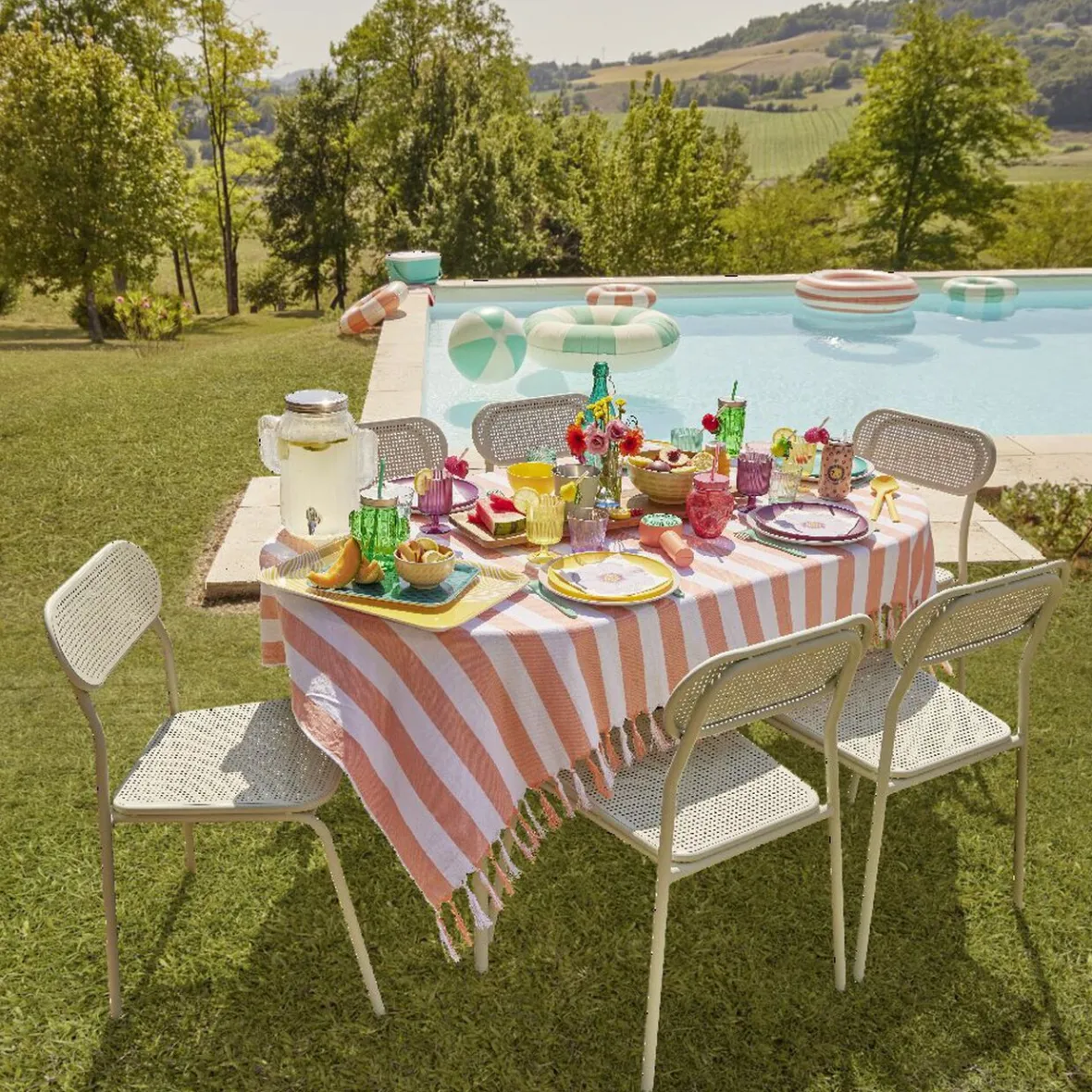 Lot de 12 pailles en papier design fruit-Gifi Best