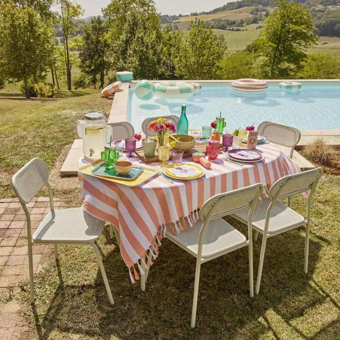 Lot de 12 pailles en papier design fruit-Gifi Best