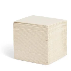 Lot de 50 serviettes cocktails beiges 20x20cm-Gifi New