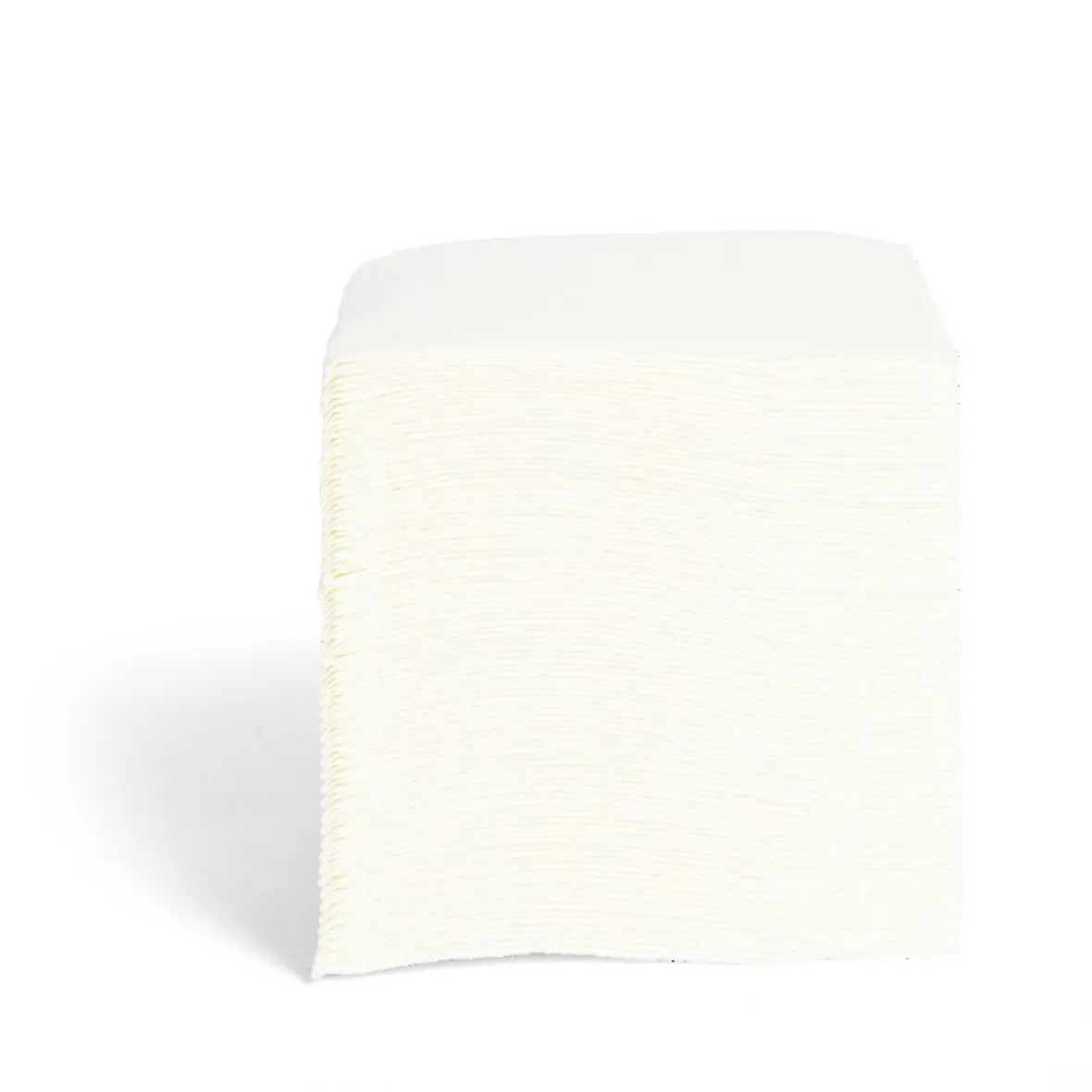 Lot de 50 serviettes cocktails blanches 20x20cm-Gifi New