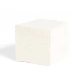 Lot de 50 serviettes cocktails blanches 20x20cm-Gifi New