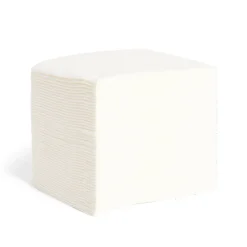 Lot de 50 serviettes cocktails blanches 20x20cm-Gifi New