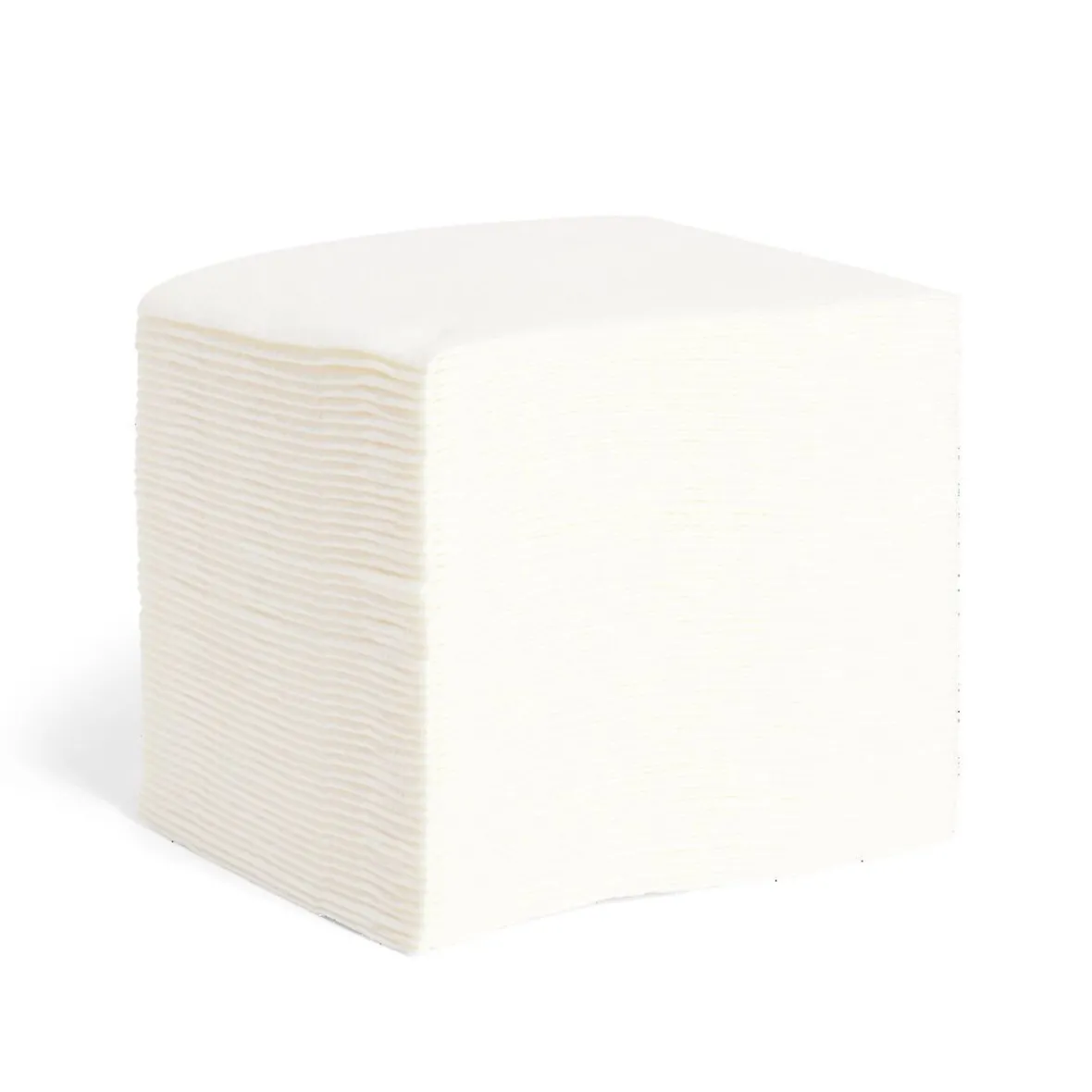 Lot de 50 serviettes cocktails blanches 20x20cm-Gifi New