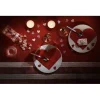 Lot de 12 serviettes en papier coeur rouge-Gifi Clearance