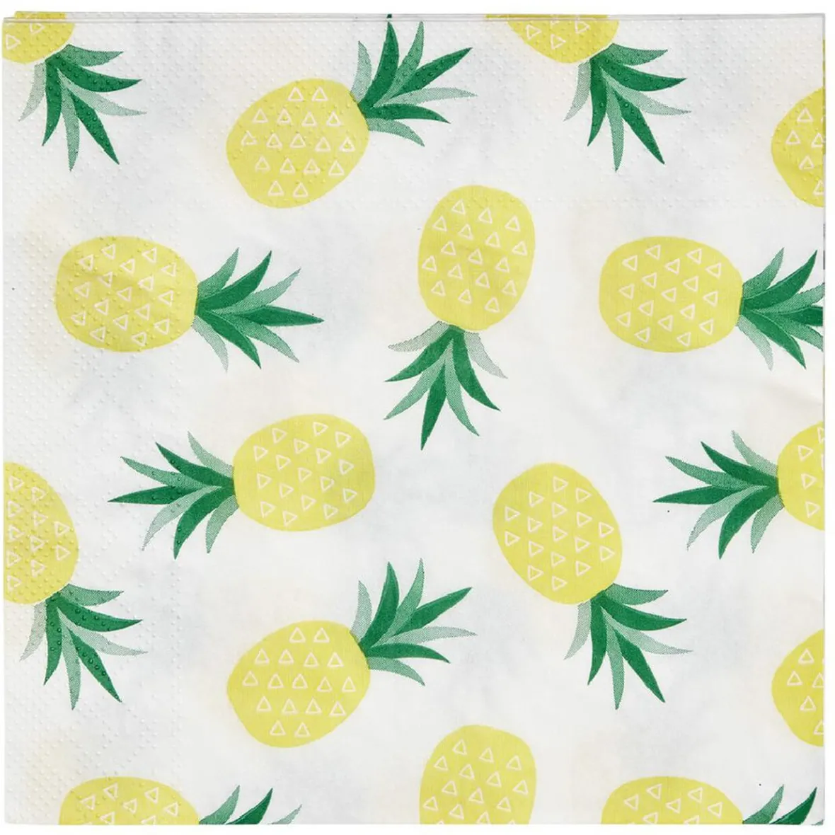 Lot de 20 serviettes en papier motif ananas-Gifi Clearance