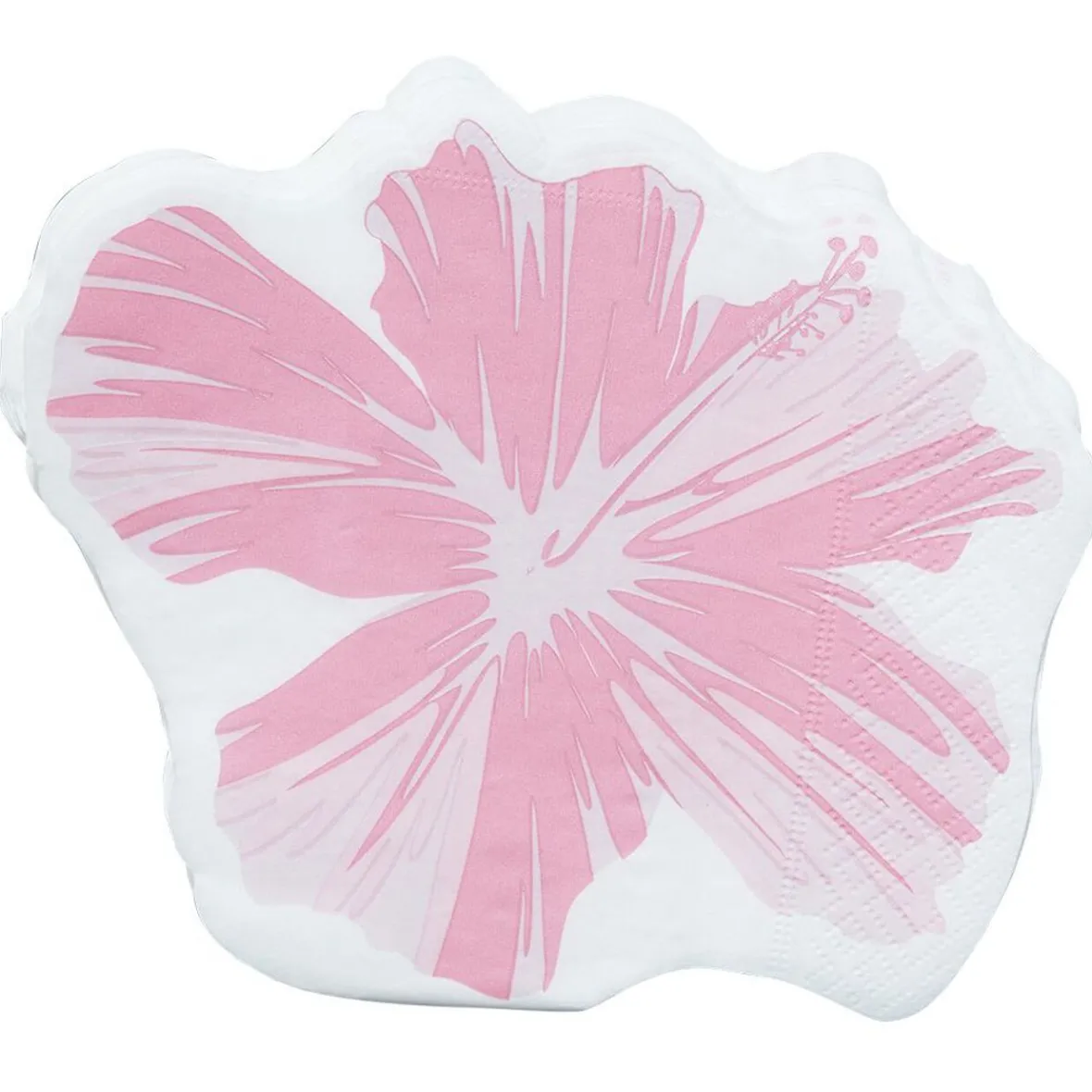 Lot de 20 serviettes jetables design fleur d'hibiscus-Gifi Outlet