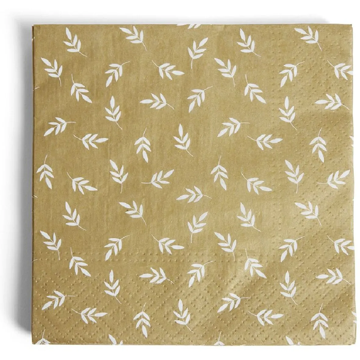Lot de 16 serviettes motif nature papier 33x33cm-Gifi Sale