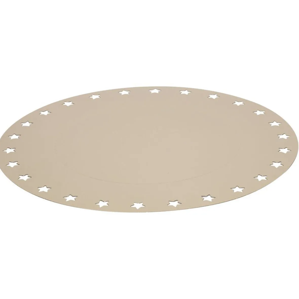 Lot de 4 sous-assiettes en carton doré décor ajouré-Gifi Outlet