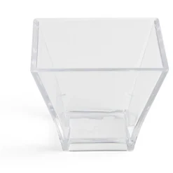 Lot de 6 verrines 88ml en plastique transparent 6x6xH5cm-Gifi Online