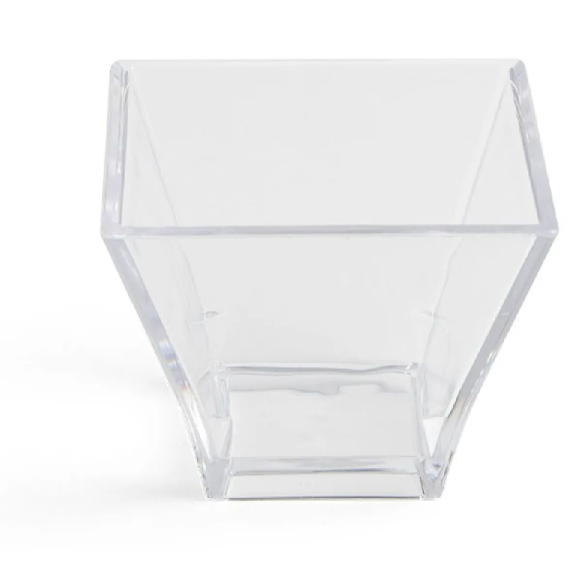Lot de 6 verrines 88ml en plastique transparent 6x6xH5cm-Gifi Online