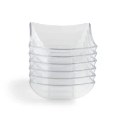 Lot de 6 verrines 95ml plastique transparent Ø7,9xH3,6cm-Gifi