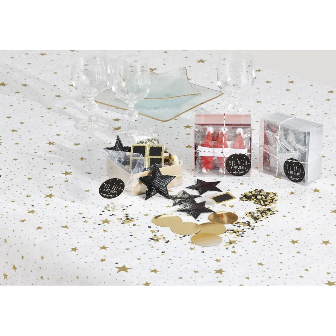 Lot de décoration de table en pvc-Gifi Hot