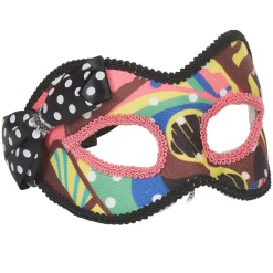 Loup vénitien multicolore pop art-Gifi