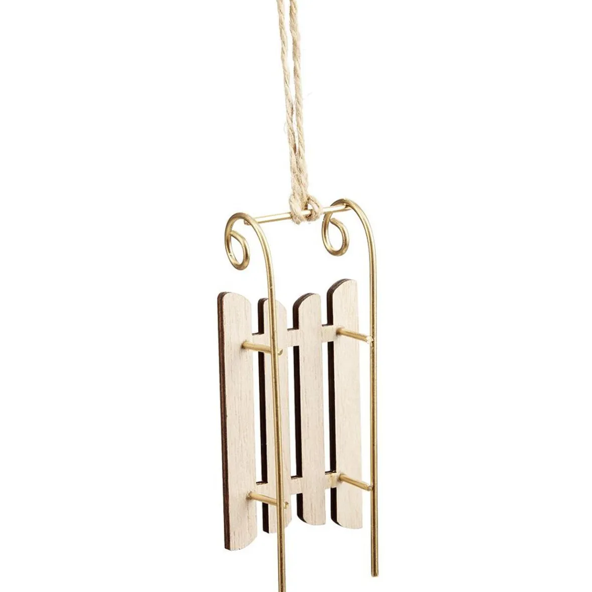 Luge à suspendre en bois H.13 cm-Gifi Best