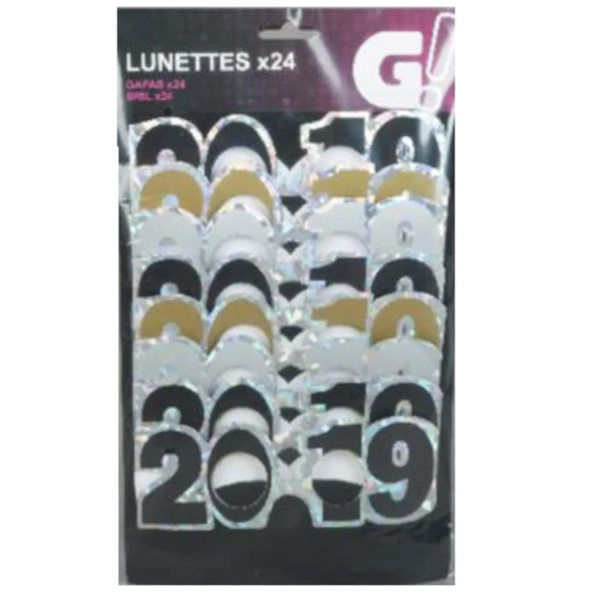 Lunette chiffre nouvel an 2019 x24-Gifi Online