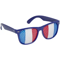 Lunettes avec drapeau français-Gifi Discount