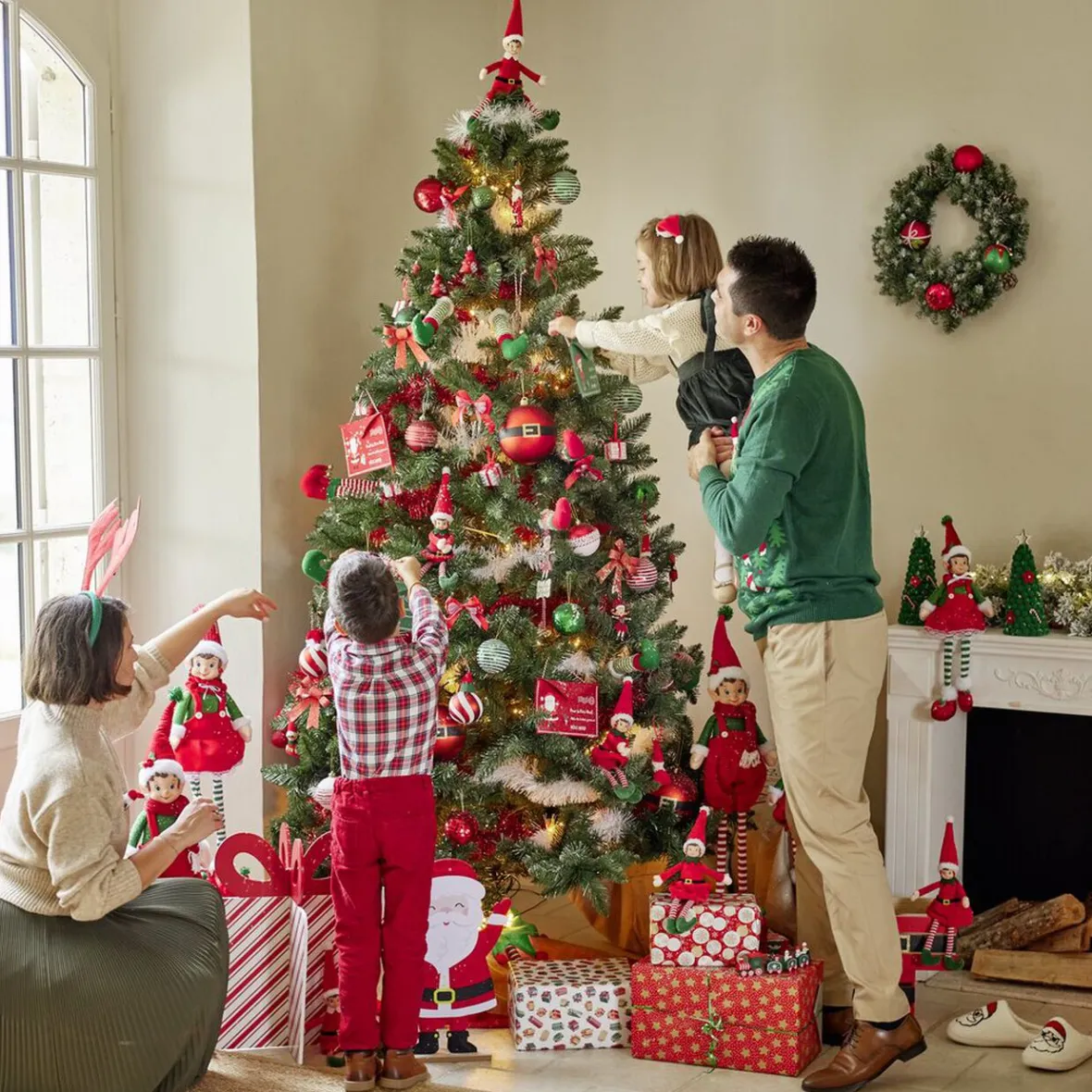 Lutin farceur mini fille à suspendre H14cm-Gifi Clearance