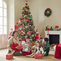 Lutin soldat Casse-Noisette en bois rouge et vert H38cm-Gifi