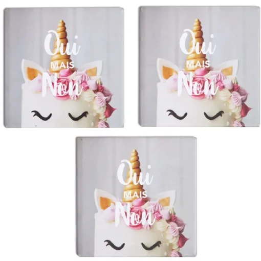 Magnet citation 5x5cm - 3 modèles-Gifi Online