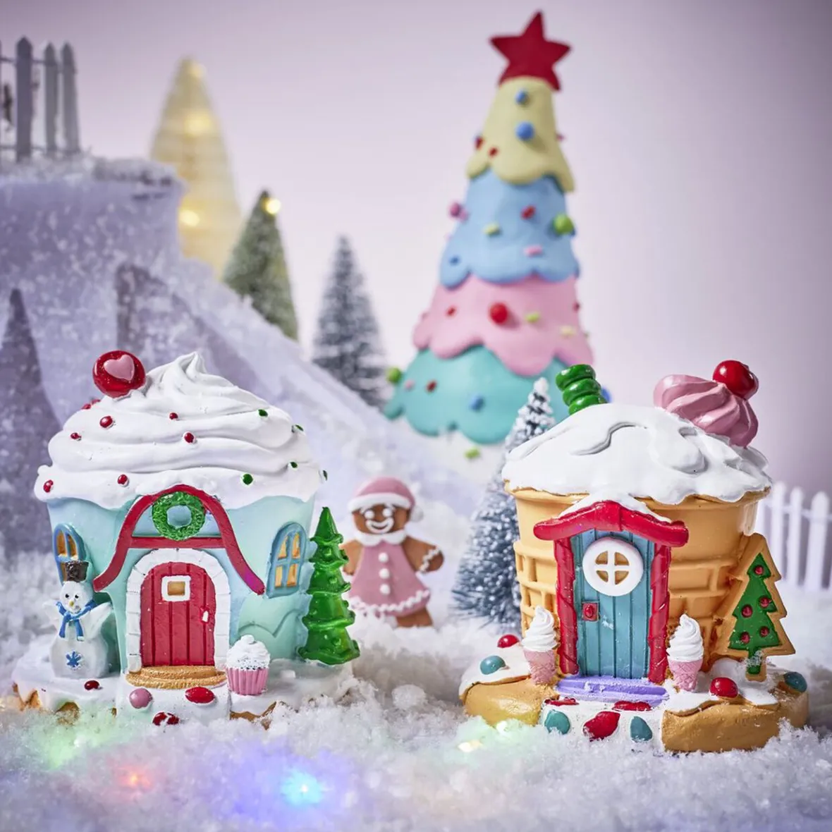 Maison cupcake lumineuse - 2 modèles-Gifi Discount