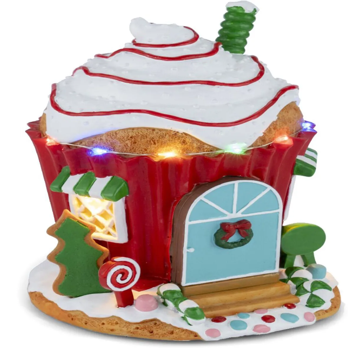 Maison cupcake lumineuse, animée et musicale-Gifi Outlet
