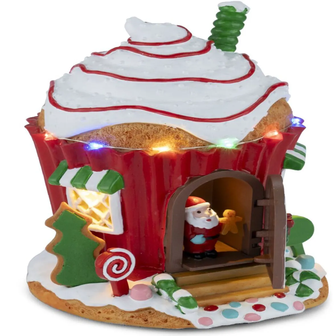 Maison cupcake lumineuse, animée et musicale-Gifi Outlet