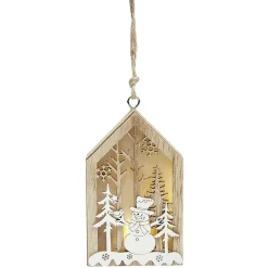 Maison lumineuse en bois à suspendre, 4 modèles-Gifi Best