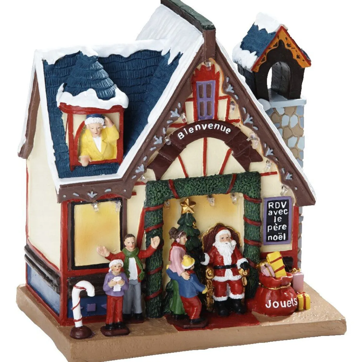 Maison Père Noël lumineuse et musicale-Gifi Hot