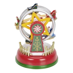 Manège Grande Roue animé Lumineux à LED multicolore résine-Gifi Hot