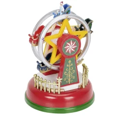 Manège Grande Roue animé Lumineux à LED multicolore résine-Gifi Hot