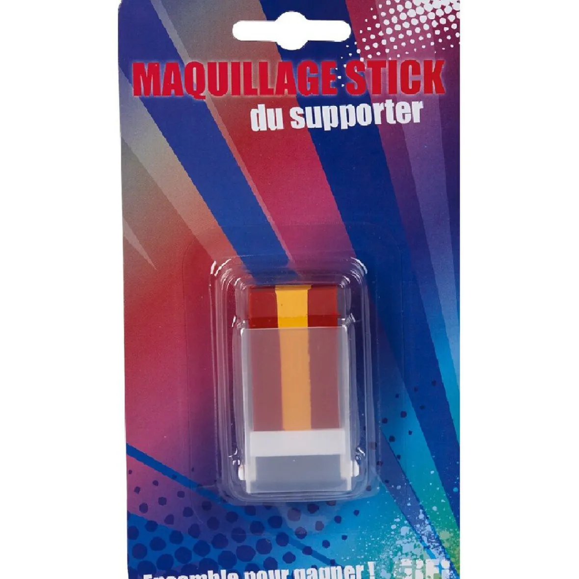 Maquillage stick minéral tricolore supporter Espagne-Gifi Online